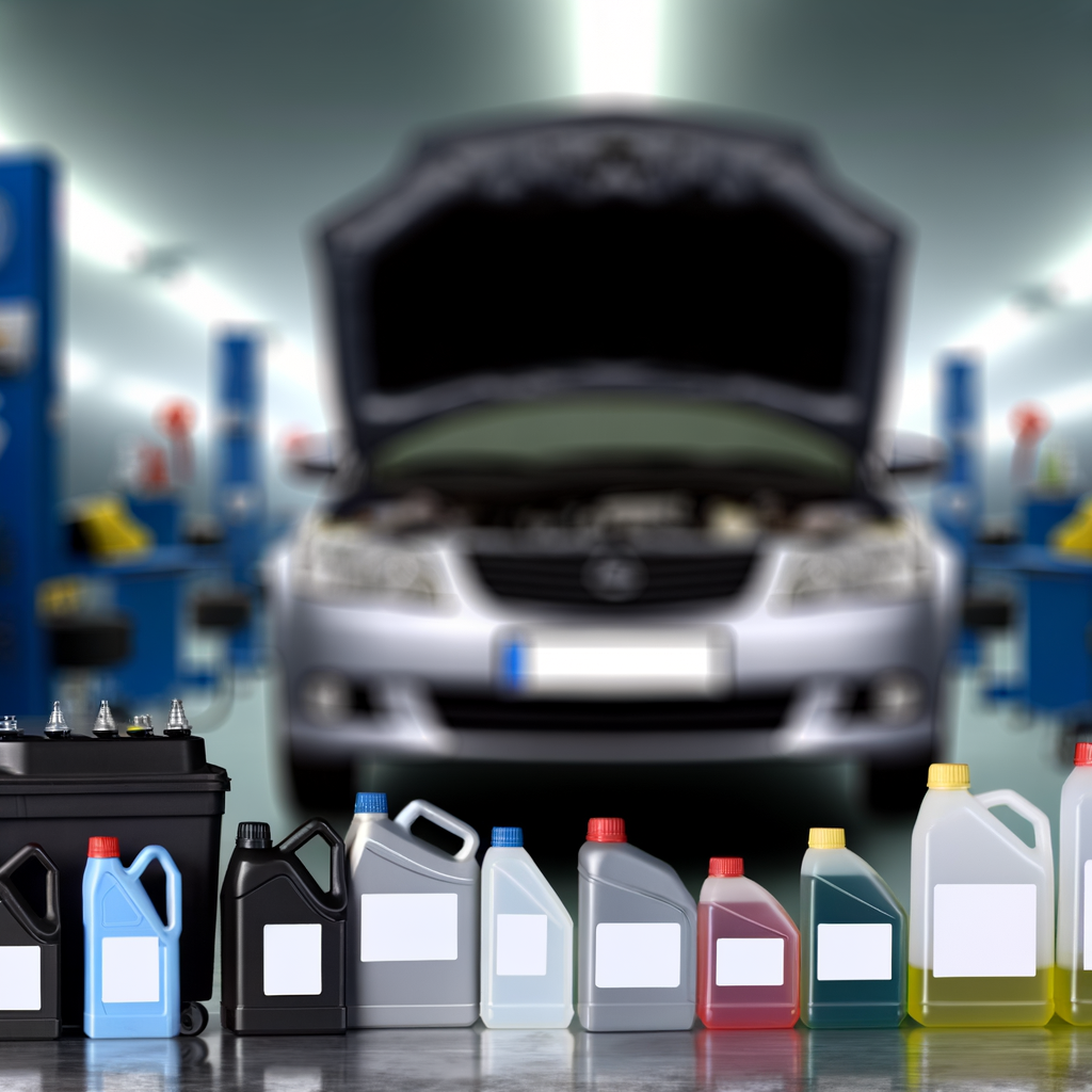 Checking engine fluid levels during vehicle performance maintenance
